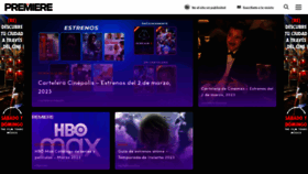 What Cinepremiere.com.mx website looked like in 2023 (1 year ago)