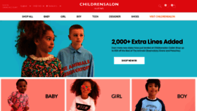What Childrensalonoutlet.com website looked like in 2023 (1 year ago)