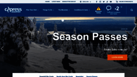 What Cypressmountain.com website looked like in 2023 (1 year ago)