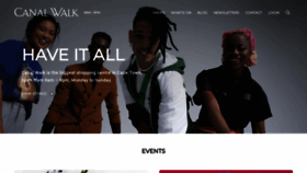 What Canalwalk.co.za website looked like in 2023 (1 year ago)