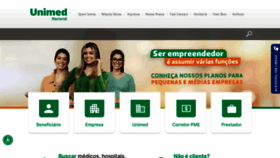 What Centralnacionalunimed.com.br website looked like in 2023 (1 year ago)