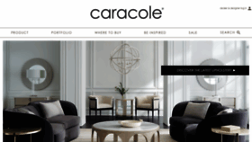 What Caracole.com website looked like in 2023 (1 year ago)