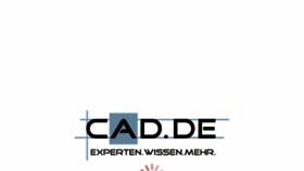 What Cad.de website looked like in 2023 (1 year ago)