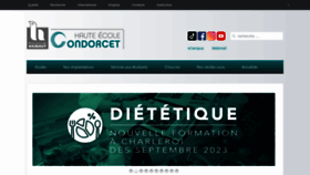 What Condorcet.be website looked like in 2023 (1 year ago)