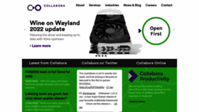 What Collabora.com website looked like in 2023 (1 year ago)