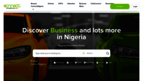 What Connectnigeria.com website looked like in 2023 (2 years ago)