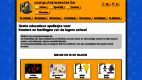 What Computermeester.be website looked like in 2023 (1 year ago)