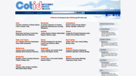 What Cotid.org website looked like in 2023 (1 year ago)