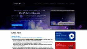 What Chris-pc.com website looked like in 2023 (1 year ago)