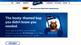 What Charmin.com website looked like in 2023 (1 year ago)