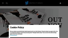 What Creative-city-berlin.de website looked like in 2023 (1 year ago)