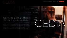 What Cedia.net website looked like in 2023 (1 year ago)