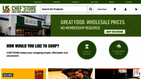 What Chefstore.com website looked like in 2023 (2 years ago)