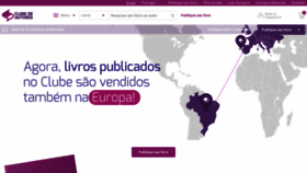 What Clubedeautores.com.br website looked like in 2023 (2 years ago)