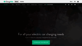 What Chargehub.com website looked like in 2023 (1 year ago)