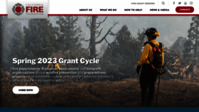 What Cafirefoundation.org website looked like in 2023 (1 year ago)