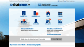 What Ceskereality.cz website looked like in 2023 (1 year ago)