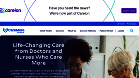 What Caremore.com website looked like in 2023 (1 year ago)