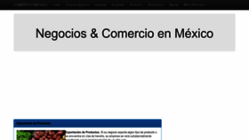 What Comerciomexico.com website looked like in 2023 (1 year ago)