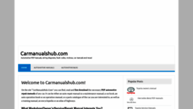 What Carmanualshub.com website looked like in 2023 (1 year ago)