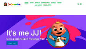 What Cocomelon.com website looked like in 2023 (2 years ago)