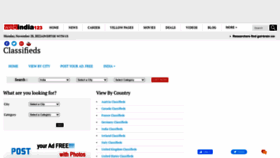 What Classifieds.webindia123.com website looked like in 2023 (1 year ago)