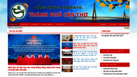 What Cantho.gov.vn website looked like in 2023 (1 year ago)