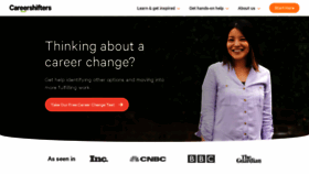 What Careershifters.org website looked like in 2023 (1 year ago)