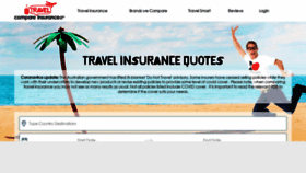 What Comparetravelinsurance.com.au website looked like in 2023 (1 year ago)