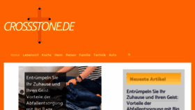 What Crossstone.de website looked like in 2023 (1 year ago)