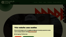 What Couleurcafe.be website looked like in 2023 (1 year ago)