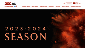 What Coc.ca website looked like in 2023 (2 years ago)