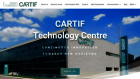 What Cartif.com website looked like in 2023 (1 year ago)