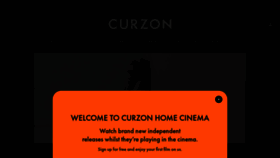 What Curzonhomecinema.com website looked like in 2023 (1 year ago)