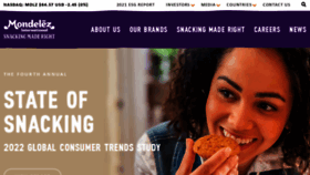 What Cadburyschweppes.com website looked like in 2023 (1 year ago)
