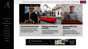 What Chess.cz website looked like in 2023 (3 years ago)