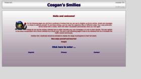 What Cosgan.de website looked like in 2023 (1 year ago)