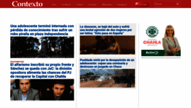 What Contextotucuman.com website looked like in 2023 (2 years ago)