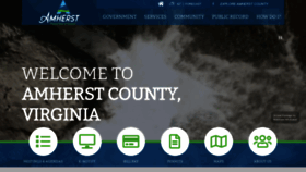 What Countyofamherst.com website looked like in 2023 (1 year ago)