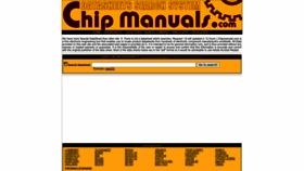 What Chipmanuals.com website looked like in 2023 (1 year ago)