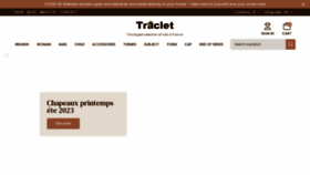 What Chapellerie-traclet.com website looked like in 2023 (1 year ago)