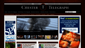 What Chestertelegraph.org website looked like in 2023 (1 year ago)