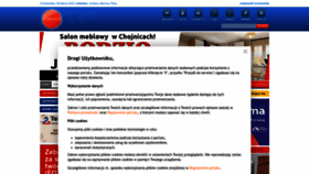 What Chojnice24.pl website looked like in 2023 (1 year ago)