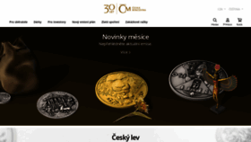 What Ceskamincovna.cz website looked like in 2023 (1 year ago)