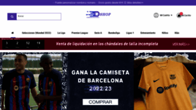 What Camisetasdefutbolshop.com website looked like in 2023 (1 year ago)
