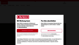 What Cavallo.de website looked like in 2023 (2 years ago)