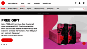 What Cokestore.com website looked like in 2023 (1 year ago)
