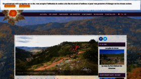 What Causses-cevennes.com website looked like in 2023 (1 year ago)