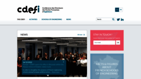 What Cdefi.fr website looked like in 2023 (1 year ago)