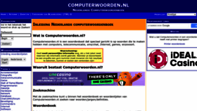 What Computerwoorden.nl website looked like in 2023 (1 year ago)